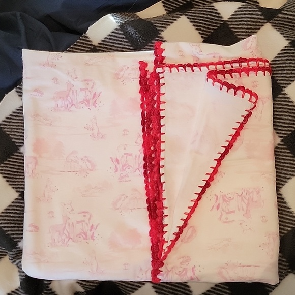 Handmade Flannel Baby Blanket - Picture 1 of 9